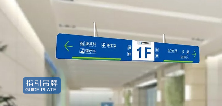 成都万年医院指引吊牌